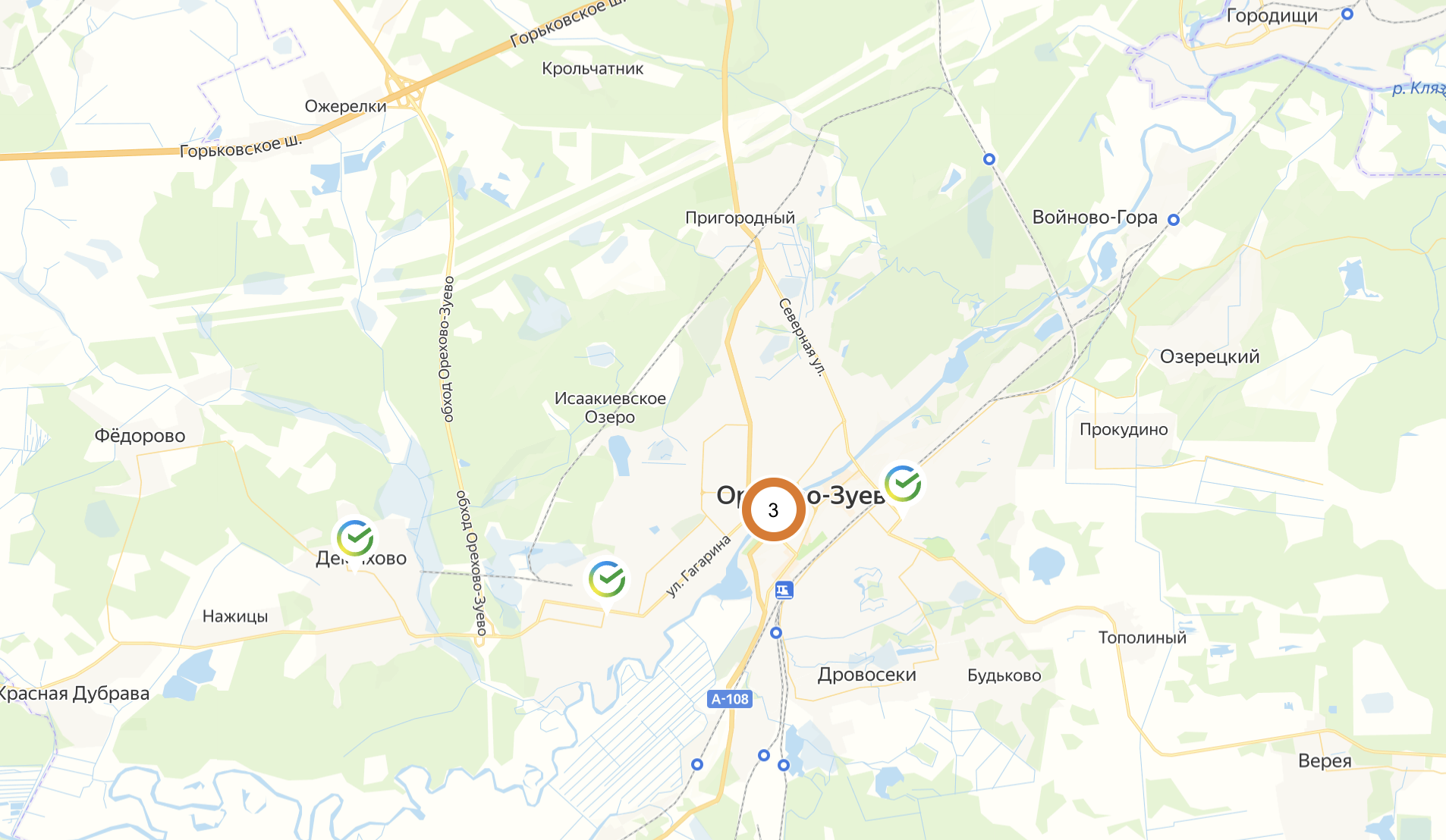 СберМобайл в Орехово-Зуево офисы на карте